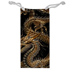 Fantasy Dragon Pentagram Jewelry Bag