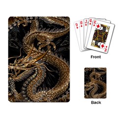 Fantasy Dragon Pentagram Playing Cards Single Design (rectangle) by Maspions