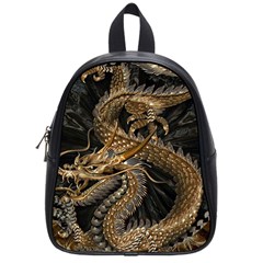 Fantasy Dragon Pentagram School Bag (small)