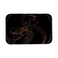 Fantasy Dragon Pentagram Open Lid Metal Box (silver)   by Maspions