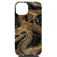 Fantasy Dragon Pentagram Iphone 14 Black Uv Print Case