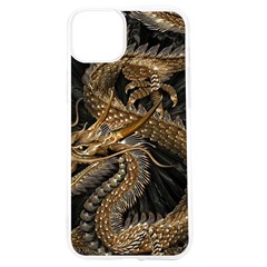 Fantasy Dragon Pentagram Iphone 15 Tpu Uv Print Case by Maspions