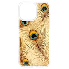 Vintage Peacock Feather Peacock Feather Pattern Background Nature Bird Nature Iphone 15 Pro Max Tpu Uv Print Case