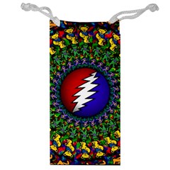 Grateful Dead Bear Pattern Jewelry Bag