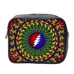 Grateful Dead Bear Pattern Mini Toiletries Bag (Two Sides) Front