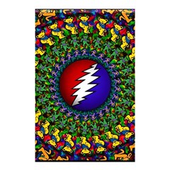 Grateful Dead Bear Pattern Shower Curtain 48  X 72  (small)  by Maspions