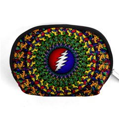 Grateful Dead Bear Pattern Accessory Pouch (medium)