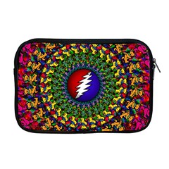 Grateful Dead Bear Pattern Apple Macbook Pro 17  Zipper Case by Maspions