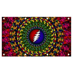 Grateful Dead Bear Pattern Banner And Sign 7  X 4  by Maspions