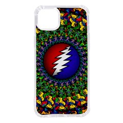 Grateful Dead Bear Pattern Iphone 14 Plus Tpu Uv Print Case by Maspions