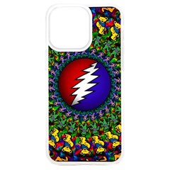 Grateful Dead Bear Pattern Iphone 15 Plus Tpu Uv Print Case by Maspions