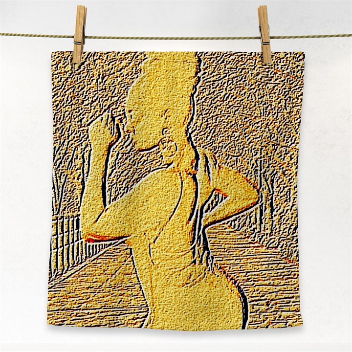 GOLDEN DANCER Face Towel