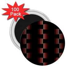 Geometric Pulse Print Design 2 25  Magnets (100 Pack)  by dflcprintsclothing