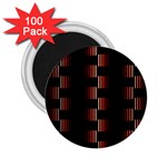 Geometric Pulse Print Design 2.25  Magnets (100 pack)  Front