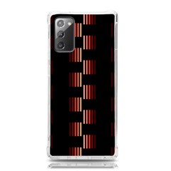 Geometric Pulse Print Design Samsung Galaxy Note 20 Tpu Uv Case by dflcprintsclothing