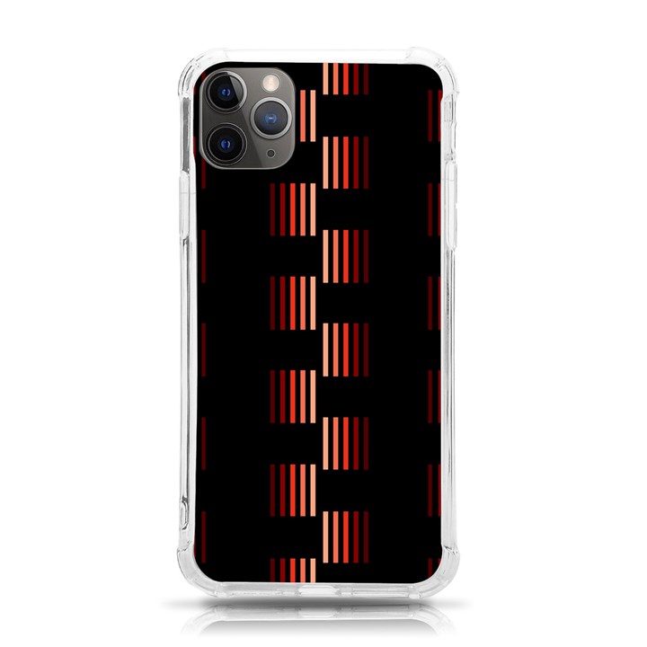 Geometric Pulse Print Design iPhone 11 Pro Max 6.5 Inch TPU UV Print Case