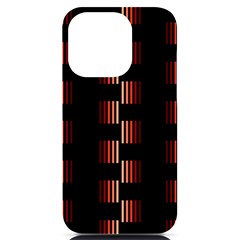 Geometric Pulse Print Design Iphone 14 Pro Black Uv Print Case by dflcprintsclothing