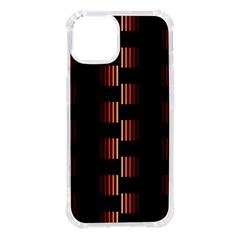 Geometric Pulse Print Design Iphone 14 Tpu Uv Print Case by dflcprintsclothing