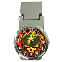 Grateful Dead Steal Your Face Deadhead Hippie Logo Music Money Clip Watches by Perong