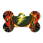 Grateful Dead Steal Your Face Deadhead Hippie Logo Music Dog Tag Bone (Two Sides) Front