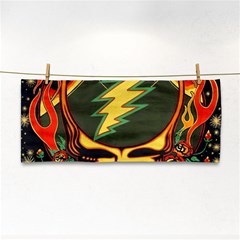 Grateful Dead Steal Your Face Deadhead Hippie Logo Music Hand Towel by Perong