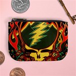 Grateful Dead Steal Your Face Deadhead Hippie Logo Music Mini Coin Purse Front