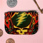 Grateful Dead Steal Your Face Deadhead Hippie Logo Music Mini Coin Purse Back