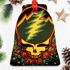 Grateful Dead Steal Your Face Deadhead Hippie Logo Music Ornament (bell)