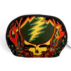 Grateful Dead Steal Your Face Deadhead Hippie Logo Music Accessory Pouch (medium) by Perong