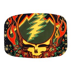 Grateful Dead Steal Your Face Deadhead Hippie Logo Music Mini Square Pill Box by Perong