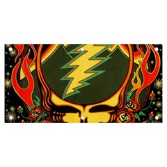 Grateful Dead Steal Your Face Deadhead Hippie Logo Music Banner And Sign 6  X 3  by Perong