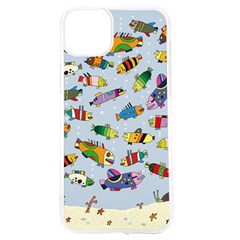 Fish Ocean Sea Water Diving Blue Iphone 15 Tpu Uv Print Case