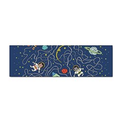 Cat Space Astronaut Rocket Maze Sticker (bumper)