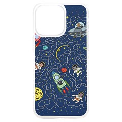 Cat Space Astronaut Rocket Maze Iphone 15 Plus Tpu Uv Print Case by Perong