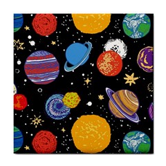 Space Galaxy Art Cute Art Tile Coaster