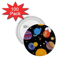 Space Galaxy Art Cute Art 1 75  Buttons (100 Pack)  by Perong