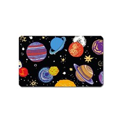 Space Galaxy Art Cute Art Magnet (name Card) by Perong