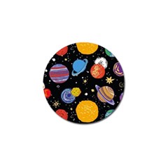 Space Galaxy Art Cute Art Golf Ball Marker by Perong