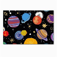 Space Galaxy Art Cute Art Postcard 4 x 6  (pkg Of 10) by Perong