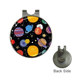 Space Galaxy Art Cute Art Hat Clips With Golf Markers by Perong