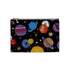 Space Galaxy Art Cute Art Cosmetic Bag (medium)