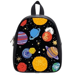 Space Galaxy Art Cute Art School Bag (small) by Perong