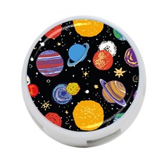 Space Galaxy Art Cute Art 4-port Usb Hub (one Side) by Perong