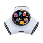 Space Galaxy Art Cute Art 3-Port USB Hub Front