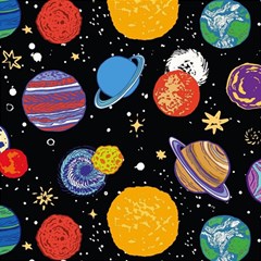 Space Galaxy Art Cute Art Play Mat (square)