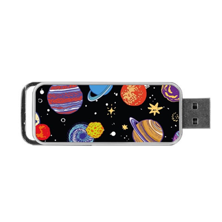 Space Galaxy Art Cute Art Portable USB Flash (Two Sides)