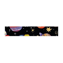 Space Galaxy Art Cute Art Premium Plush Fleece Scarf (mini) by Perong