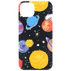 Space Galaxy Art Cute Art Iphone 15 Pro Black Uv Print Pc Hardshell Case by Perong