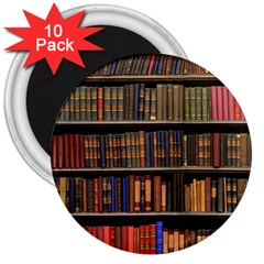 Library Book 3  Magnets (10 Pack) 