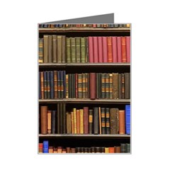 Library Book Mini Greeting Card by Perong